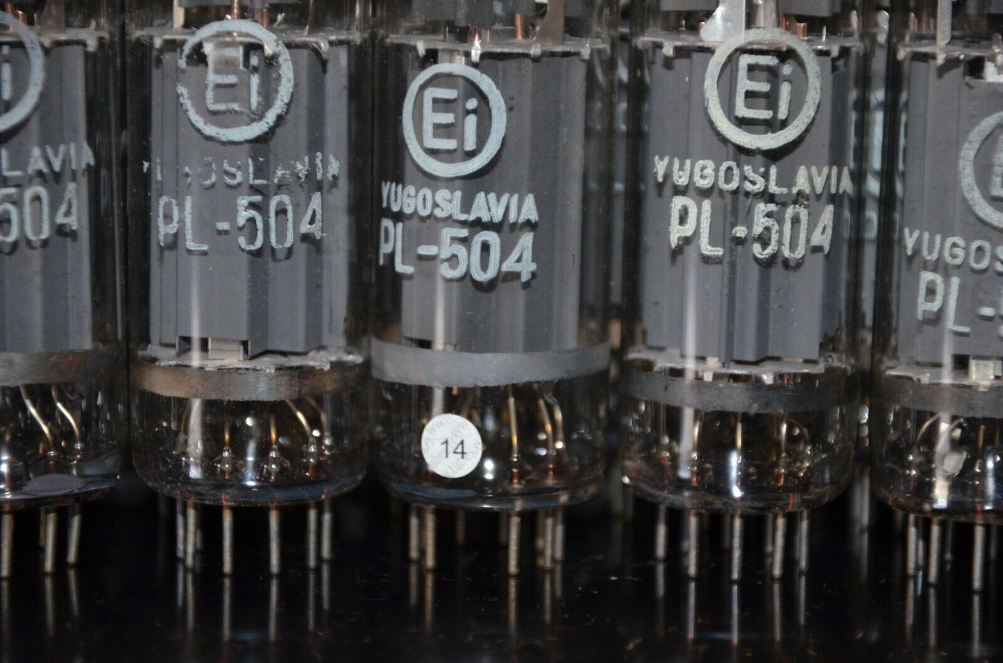 Rare Matched QUAD PL504 NOS for Graaf GM100 GM200 OTL Amplifiers EI Philips