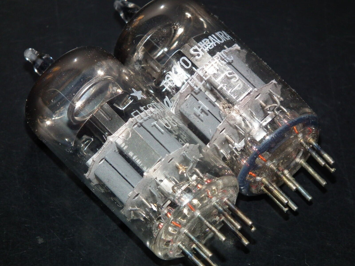Platinum Matched Pair 6DJ8 Toshiba ECC88 Japan NOS