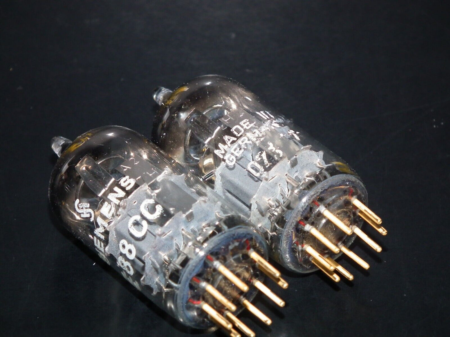 Platinum Matched Pair Siemens E88CC Used Tested NOS Dual Stage Getter A27H Code
