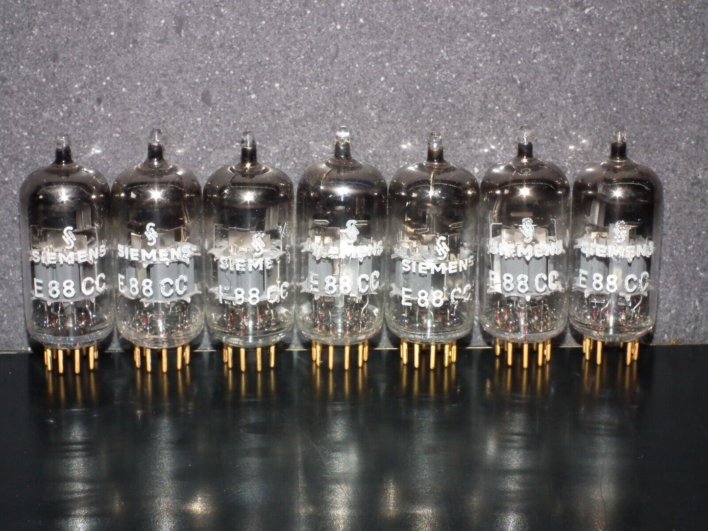 Platinum Matched Pair Siemens E88CC Used Tested NOS Dual Stage Getter A27H Code