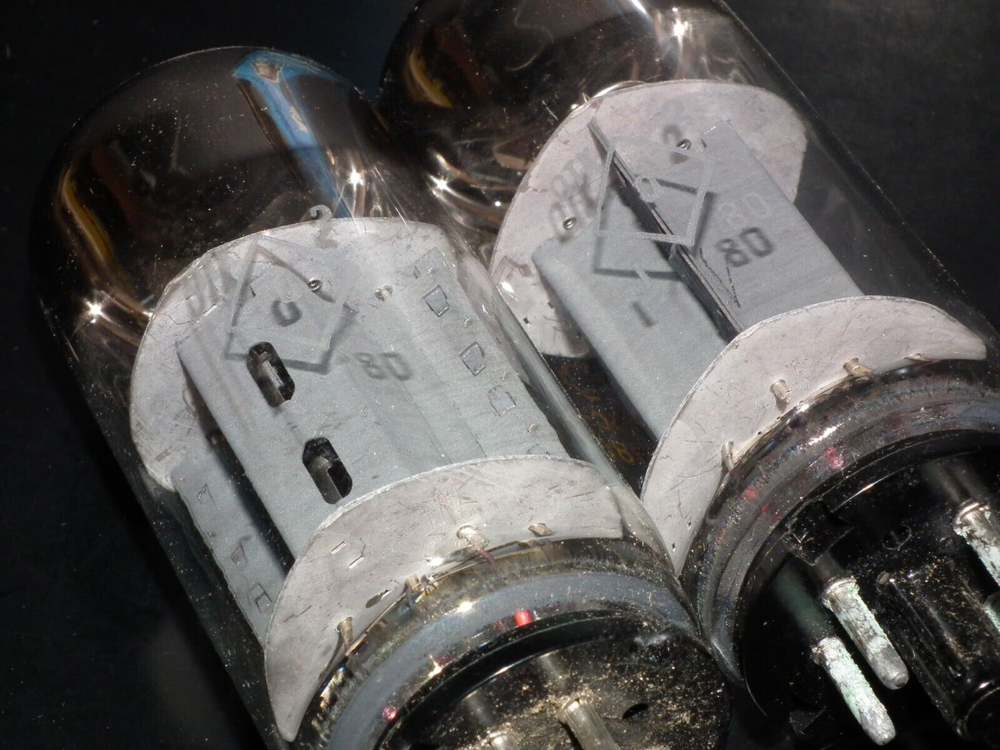 6P3S-E 5881 6L6GC USSR NOS NIB Platinum Matched Pair (2 pcs) 1979-1980