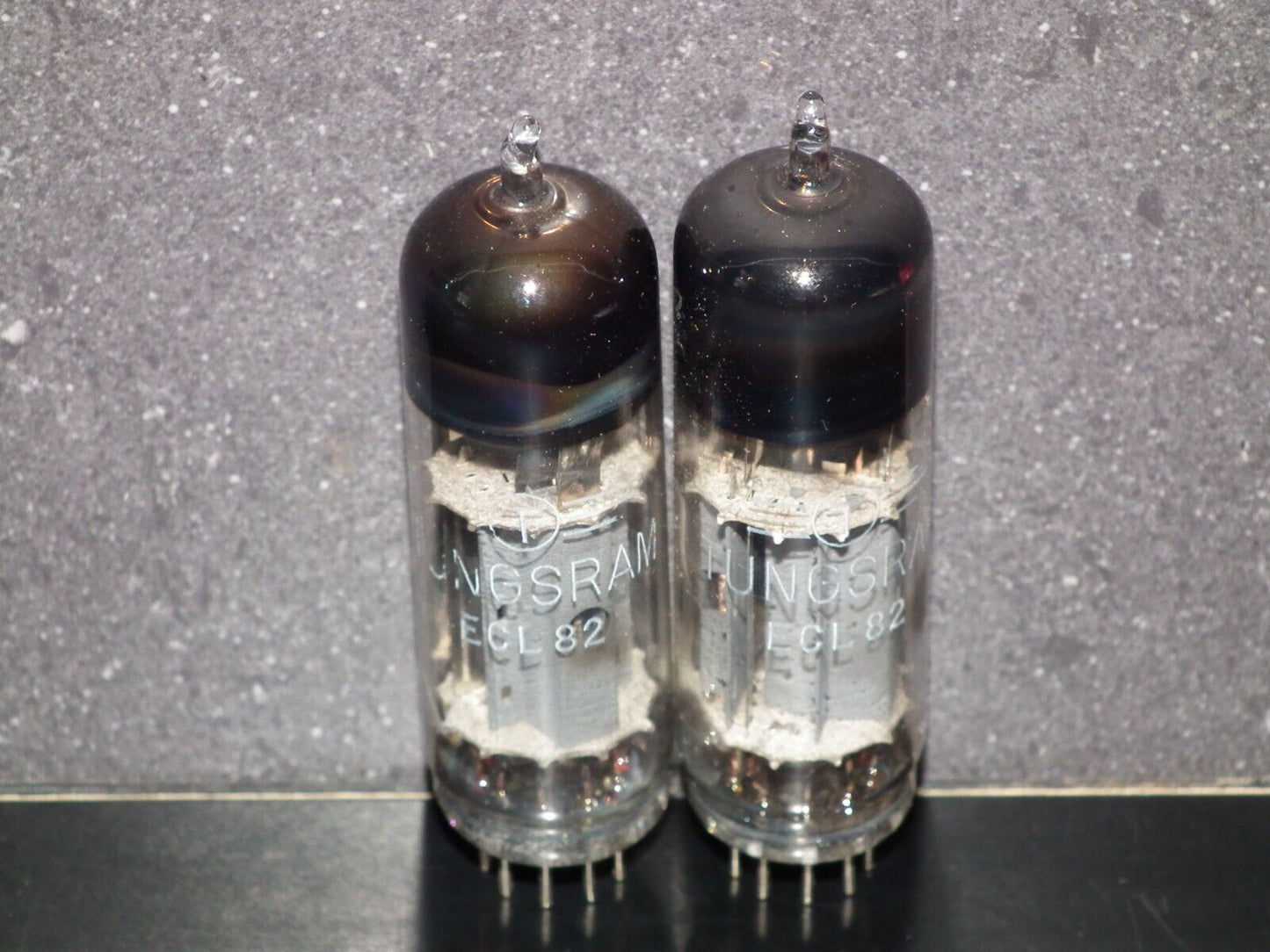 Platinum Matched Pair ECL82 Tungsram 6BM8 NOS Foil Getter