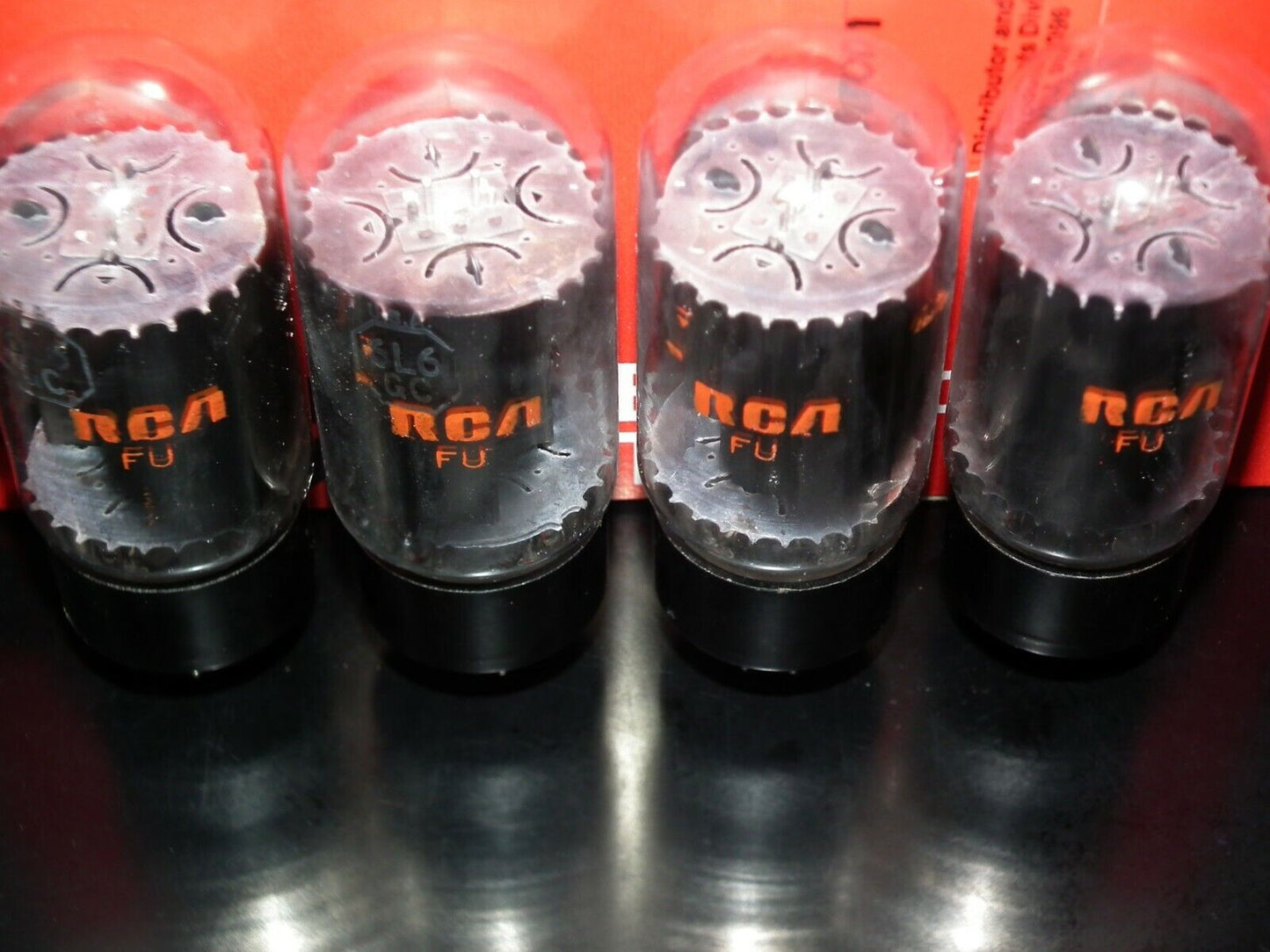 6L6GC RCA Platinum Matched Pair NOS NIB Holy Grail 6L6 Black Anodes