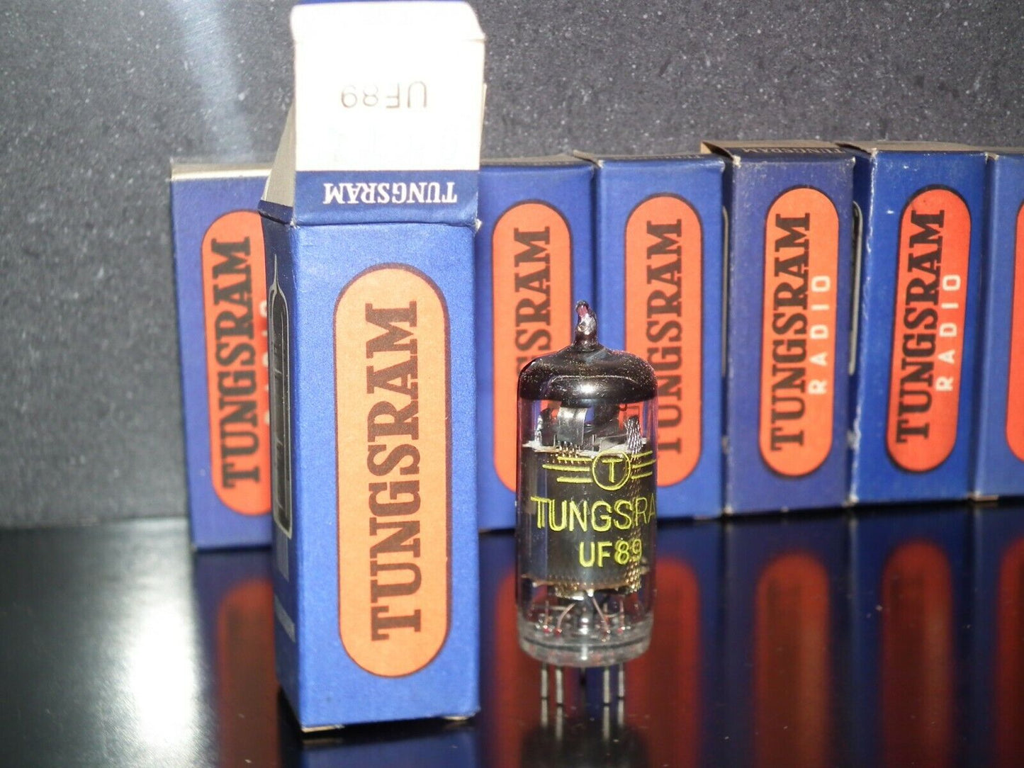 UF89 Tungsram Radio Receiver Tube NOS NIB Old Europe tube radio from 60s