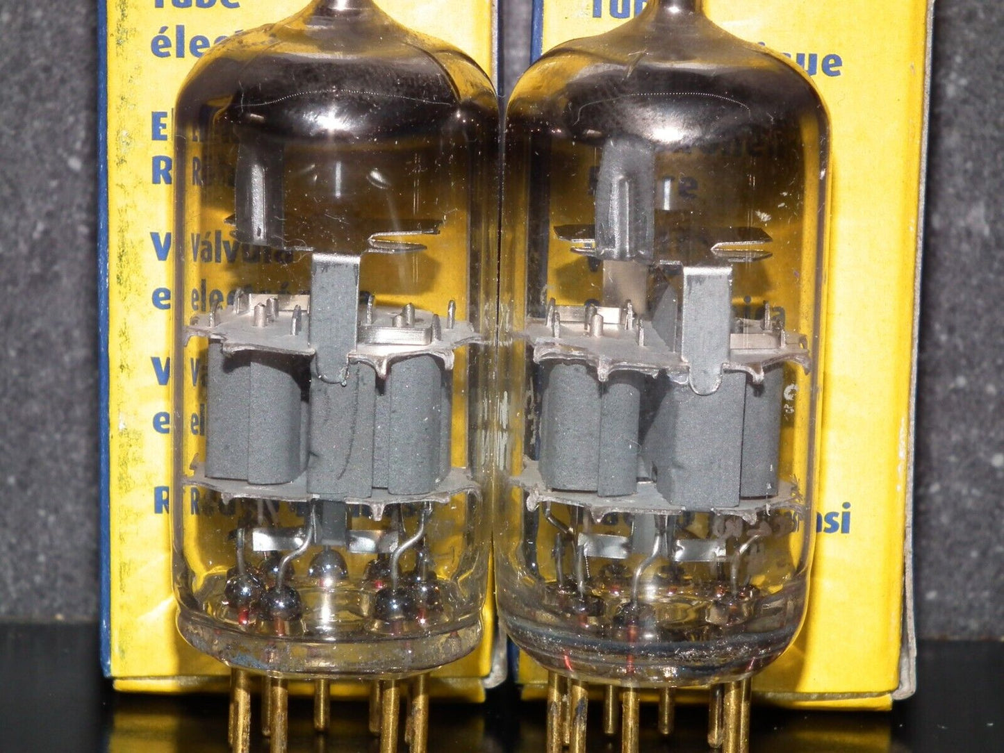 Platinum Matched Pair Siemens E88CC Used Tested NOS GRAY SHIELD A01 MP3