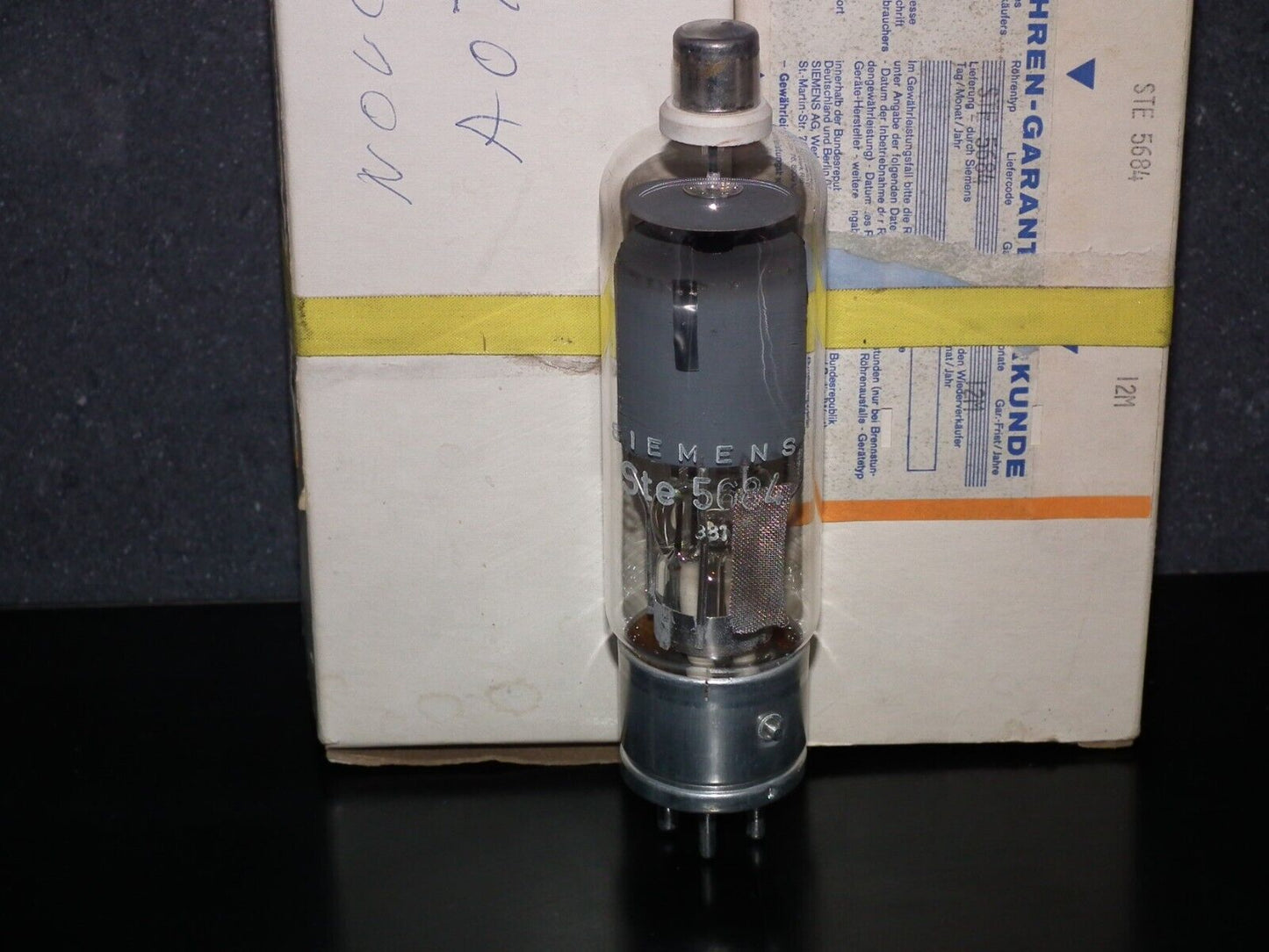 Siemens Ste5684 NOS HIGH POWER HYDROGEN THYRATRON VALVE West Germany