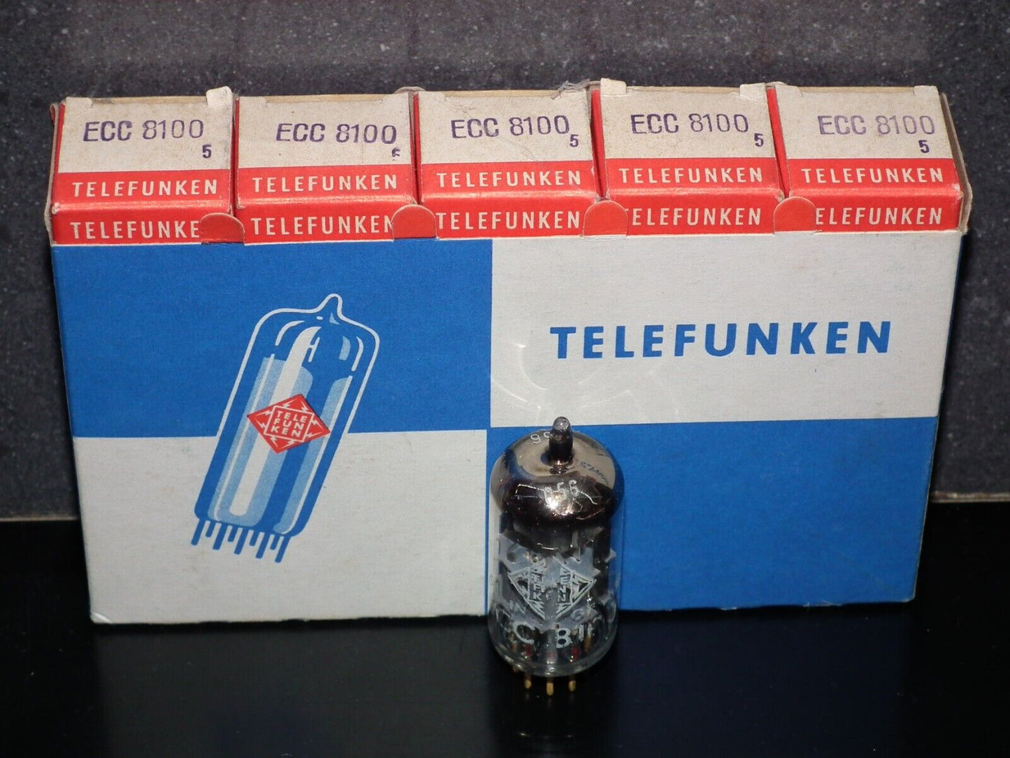ECC8100 Telefunken NOS NIB Gold Pins Made by Siemens Munich West Germany