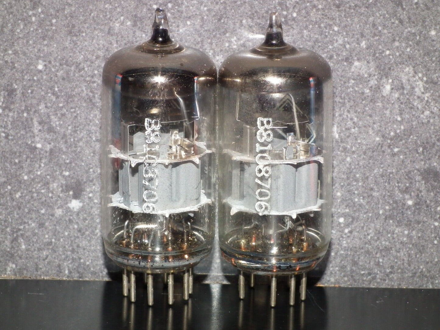 ECC88 Telefunken 6DJ8 Matched Pair Used Tested 90%, Diamond bottoms Berlin codes