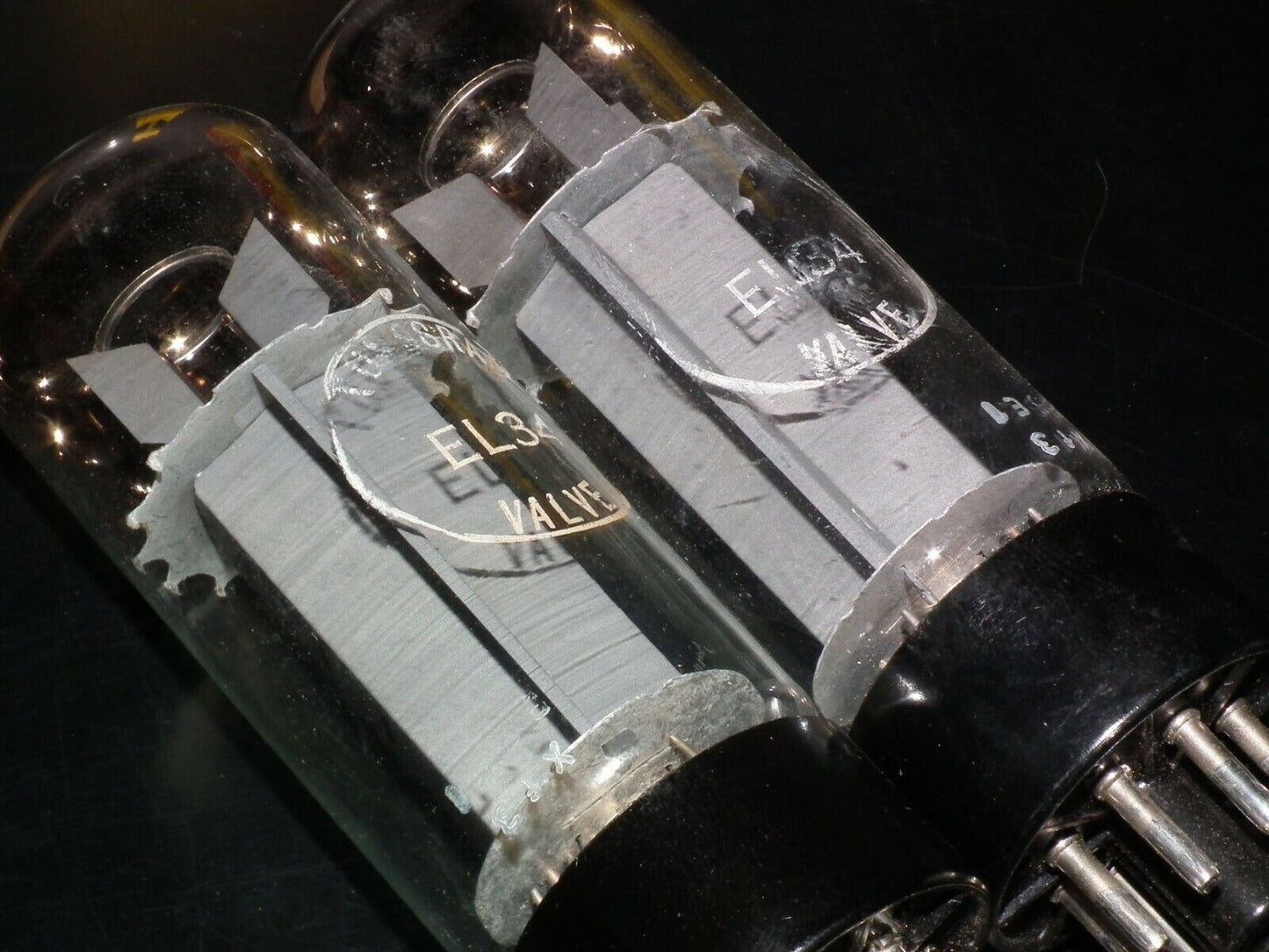 EL34 6CA7 Mullard Xf3 NOS Platinum Matched Pair Rebranded Tungsram Blackburn1975