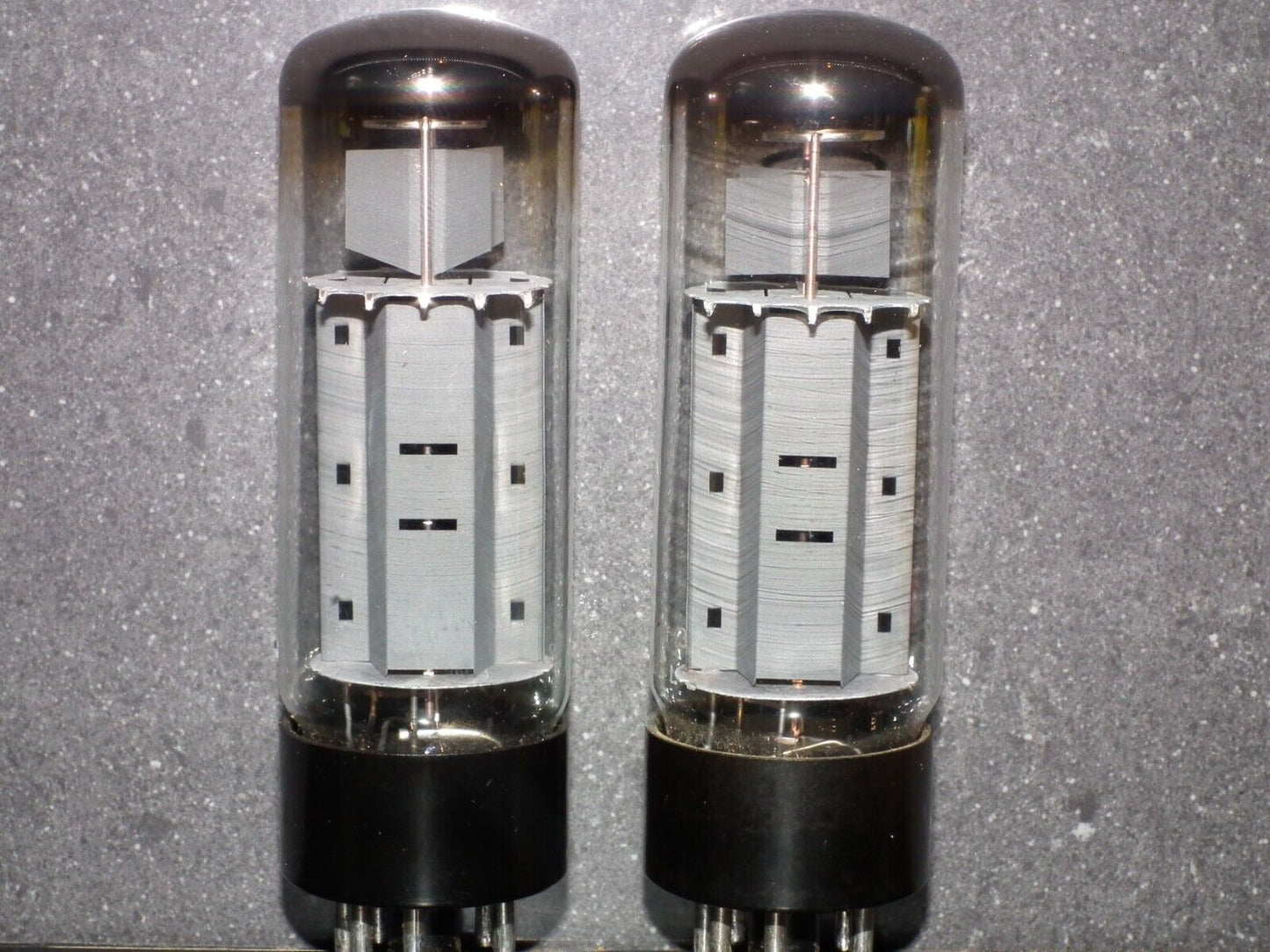 EL34 6CA7 Mullard Xf3 O Getter Blackburn 73/74 Platinum Matched Pair Tested NOS