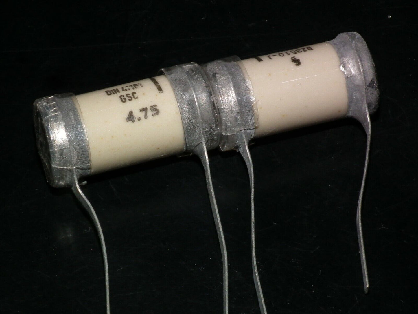 Two vintage Sikatrop Capacitors 0.05mfd 250V Siemens Klangfilm Hi-End 50nF 250V