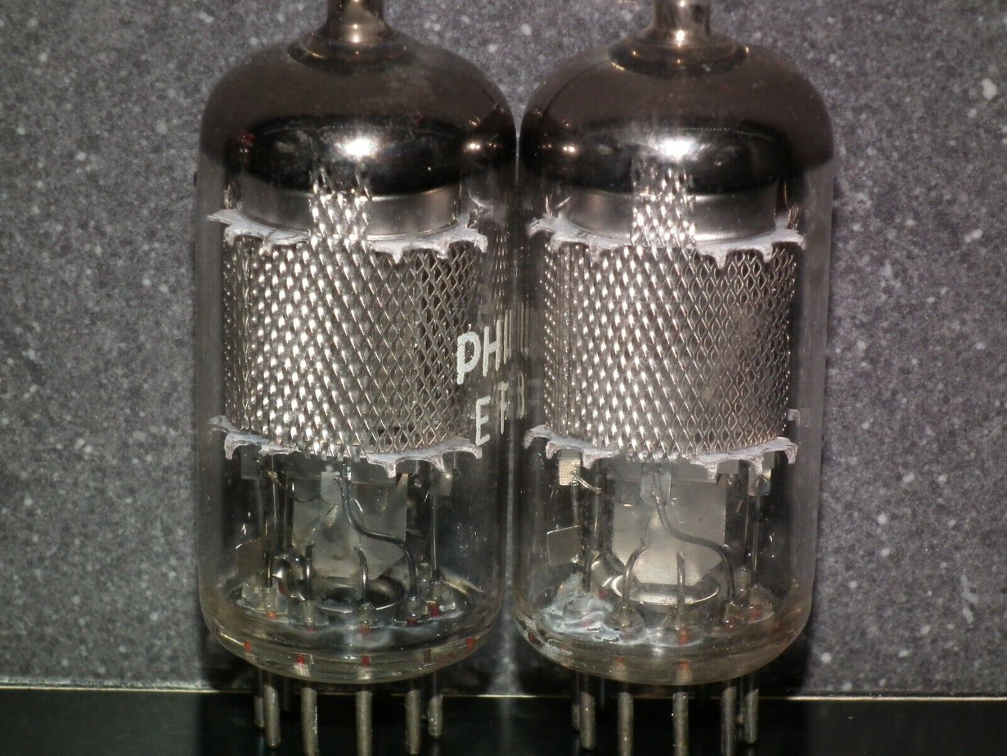 Platinum matched pair EF86 6267 Valvo Hamburg Rebranded Philips Low Noise Audio