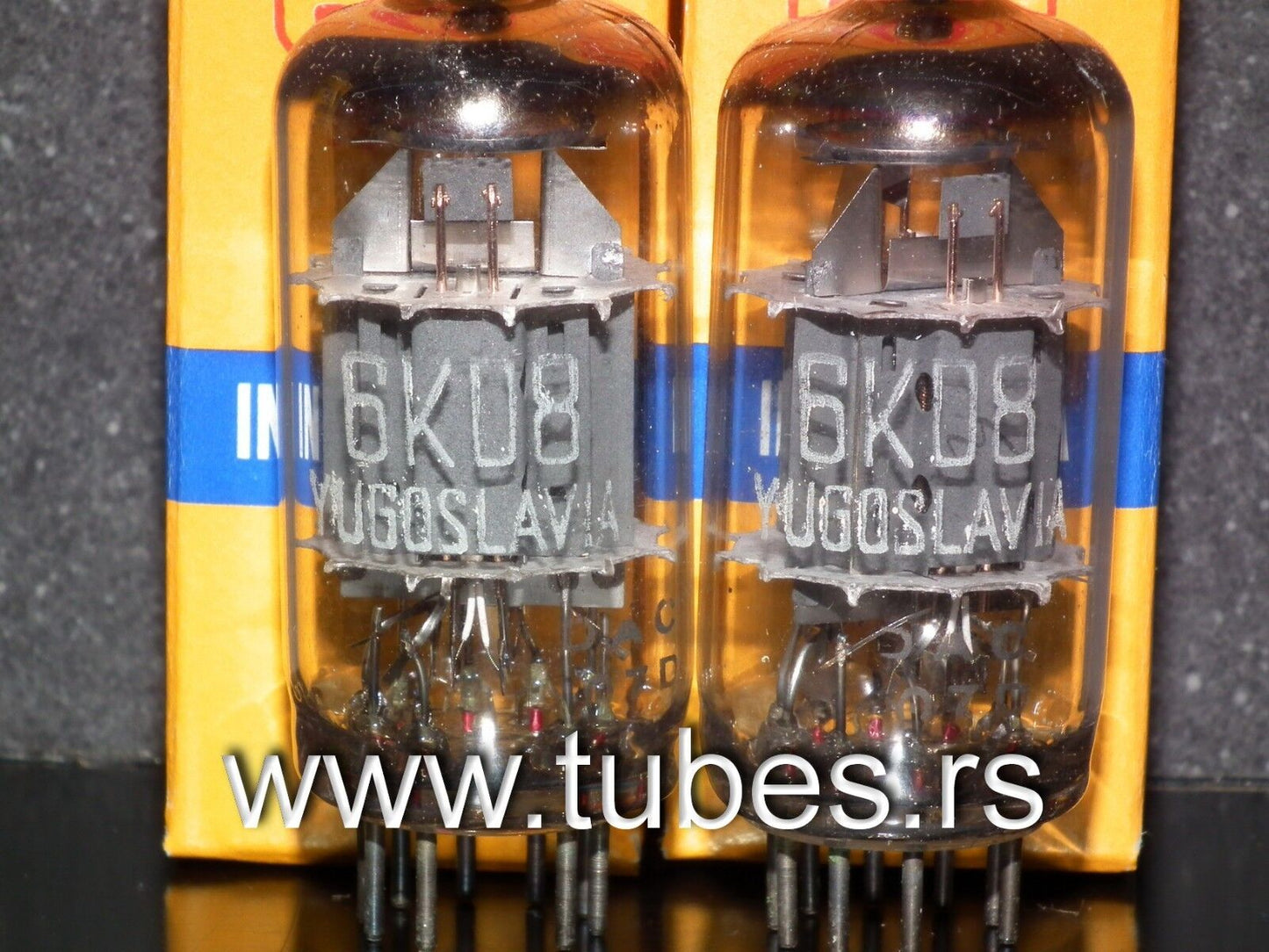 Two NOS 6KD8 ECF82 (6U8A) EI Yugoslavia Philips for McIntosh MR65B MR67