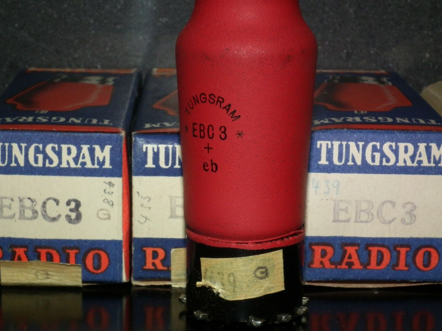 Tungsram EBC3 NOS NIB - radio receiver tube