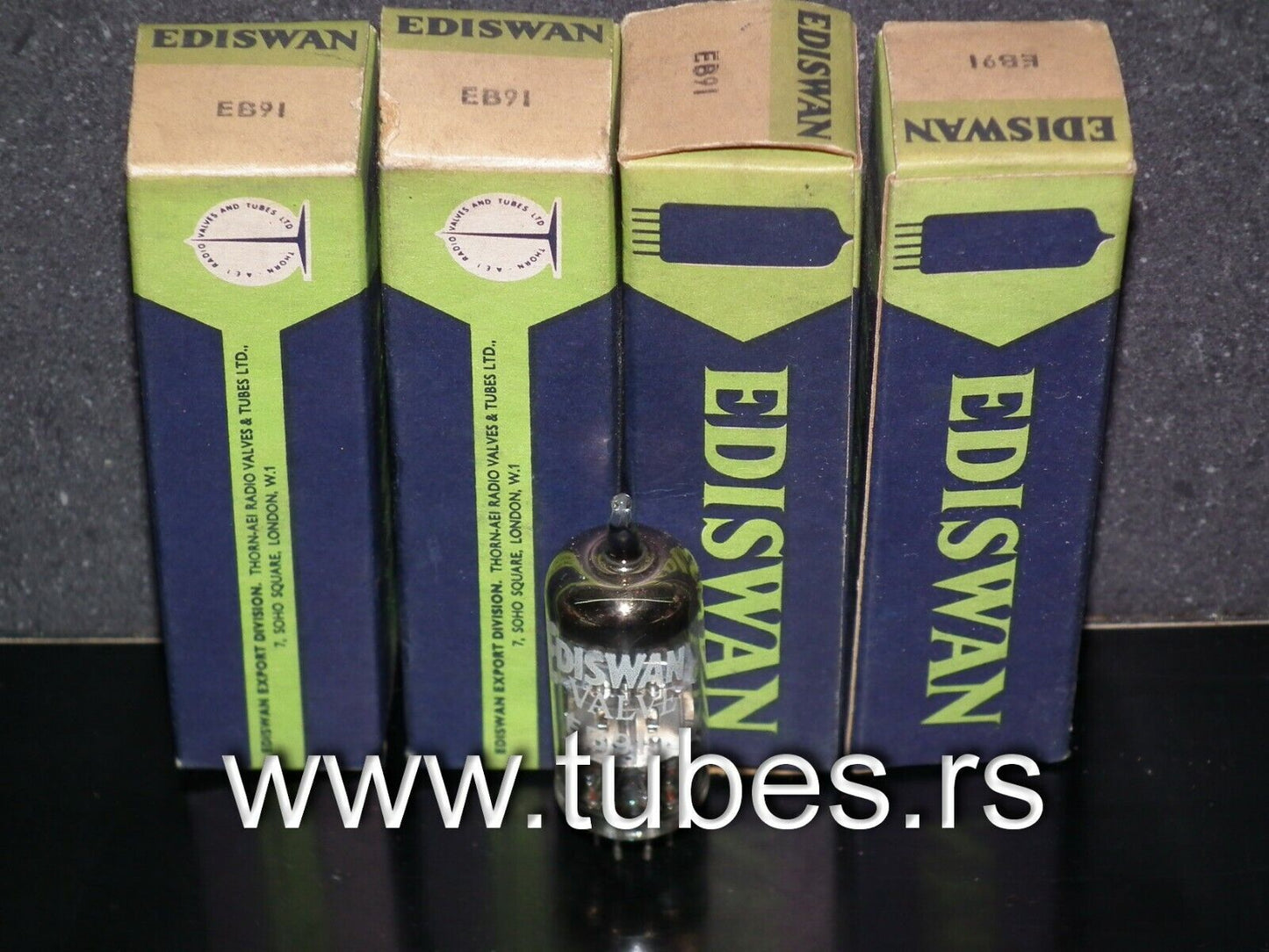 EB91 Ediswan Valve 6AL5 EAA91 NOS NIB