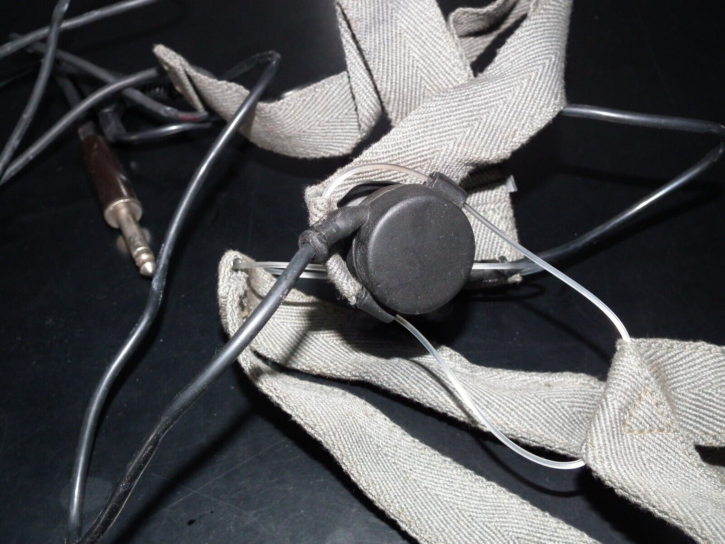 Vintage Yugoslav Army Tactical Military Headphones 6.3mm Jack NOS New Old Stock