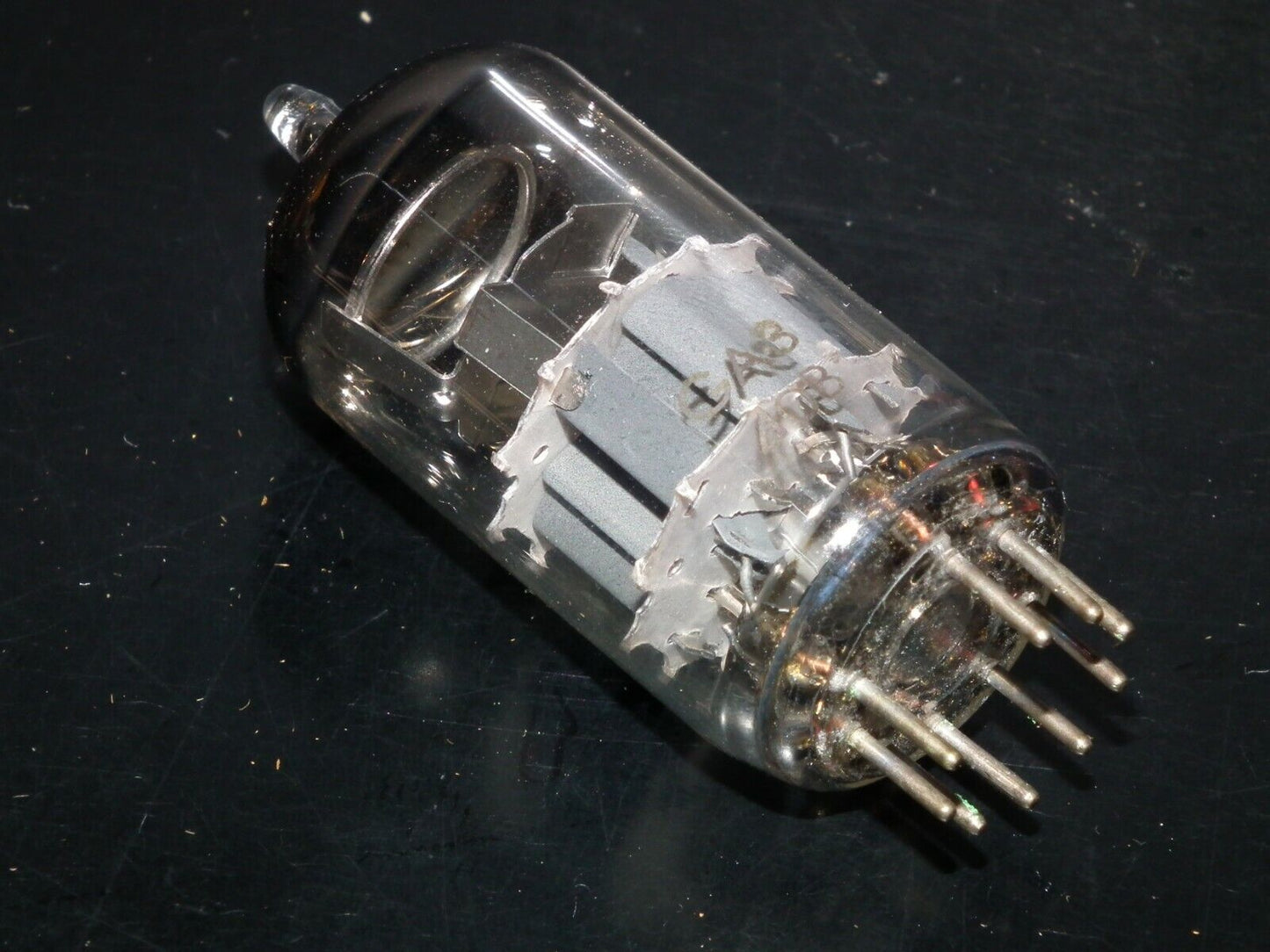 NOS NIB ECC88 Mullard 6DJ8 RARE Gray Shield Big O Getter Heerlen 1960