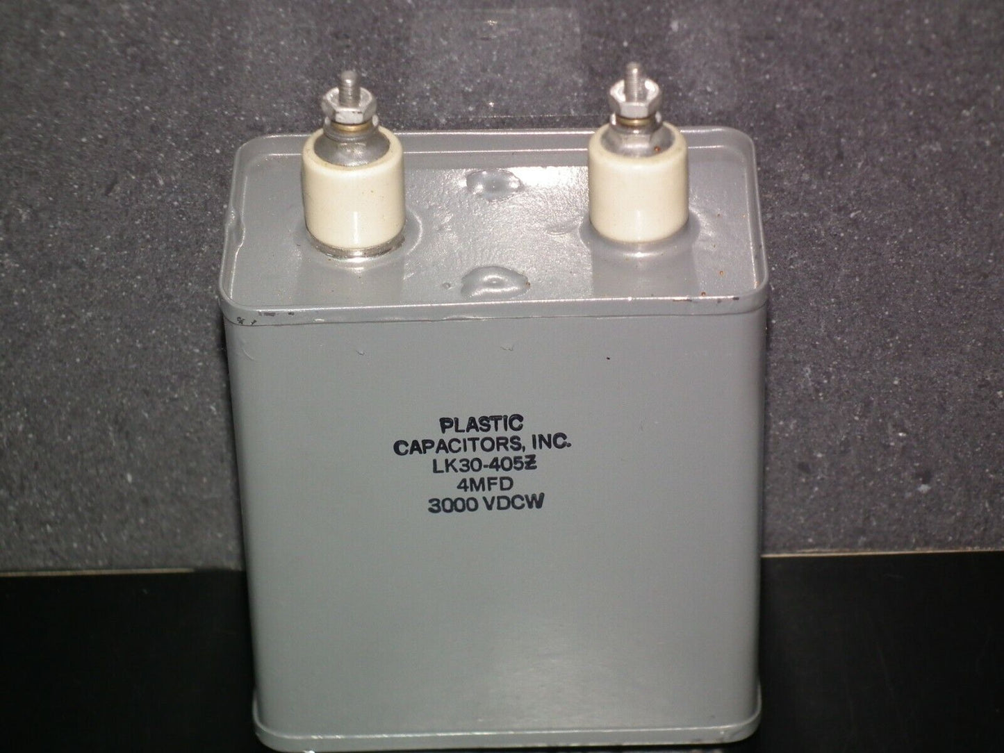 Genuine Plastic PIO Capacitor 4mfd 3000V NOS One pcs (1 capacitor) 4u 3000 VDCW