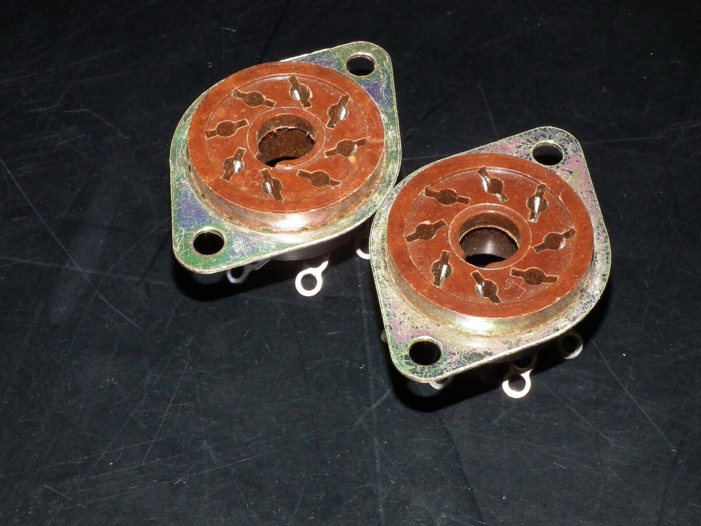 One (1 pcs) McMurdo VINTAGE NOS Octal Socket EL34 6L6GC GZ34 British Made Marshall Amp