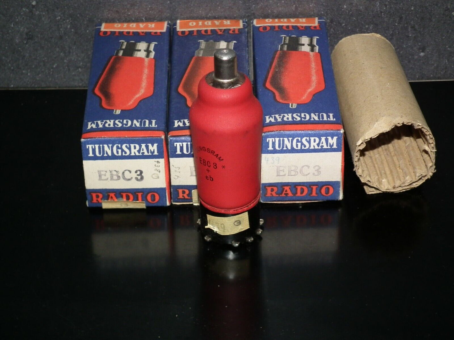 Tungsram EBC3 NOS NIB - radio receiver tube