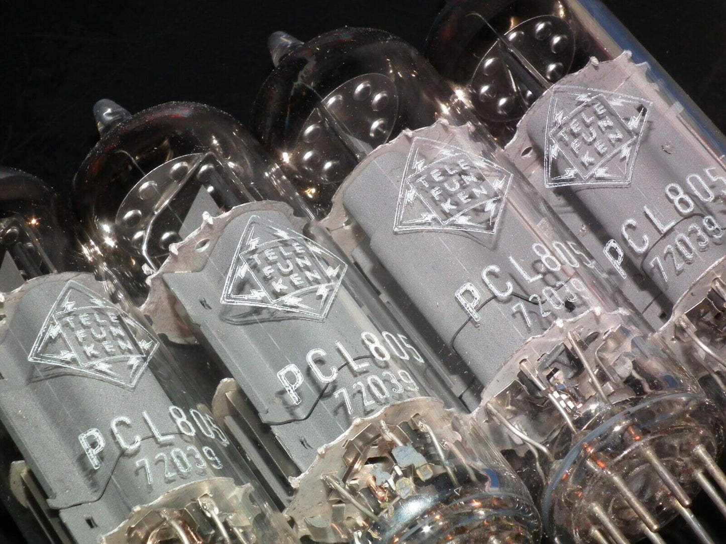 Platinum Matched Pair (2 tubes) PCL805 Telefunken Triode Pentode NOS NIB