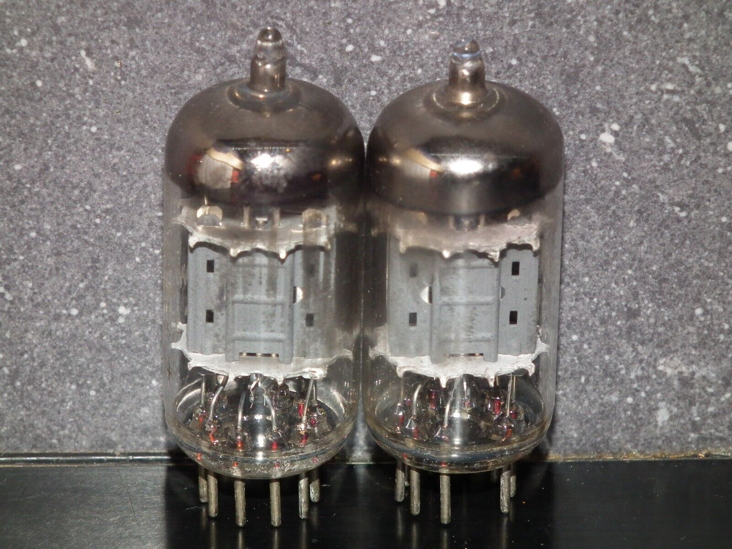 Pair (2pcs) ECC82 12AU7 Philips Heerlen Delta codes Used tested 85% of NOS Value