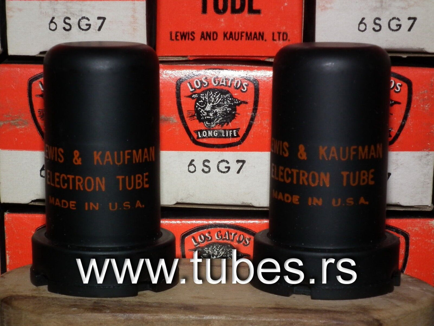 6SG7 Los Gatos Lewis & Kaufman NOS NIB