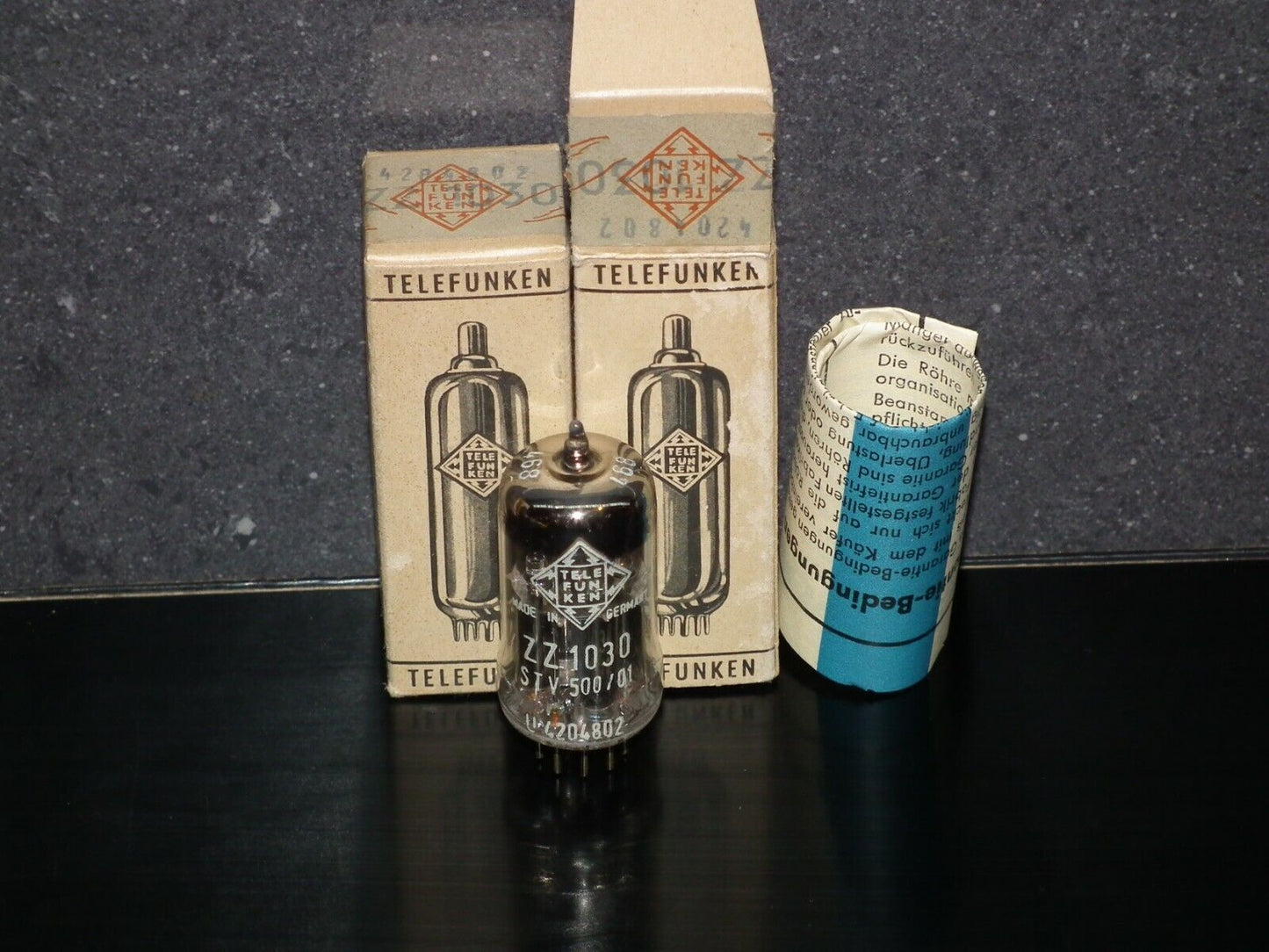 ZZ1030 Telefunken Voltage Regulator STV500/0.1 Tube NOS NIB