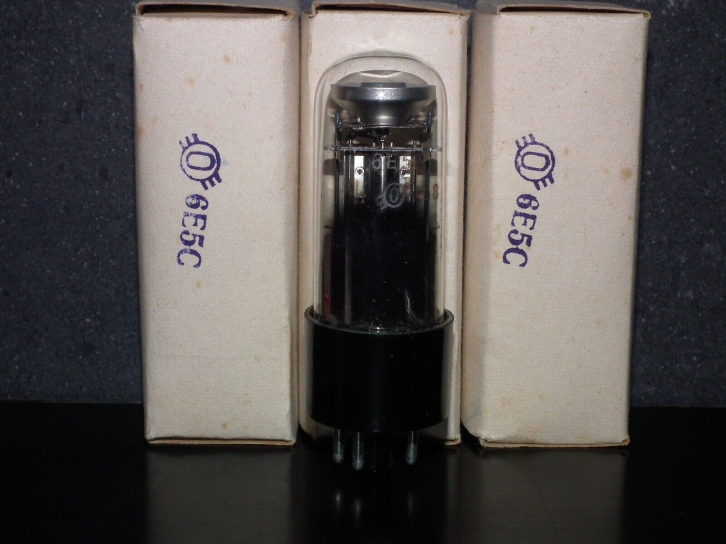 One (1 pcs) 6E5S NOS NIB Tuning Indicator Tube Magic Eye 6E5C / 6E5G / 6G5G