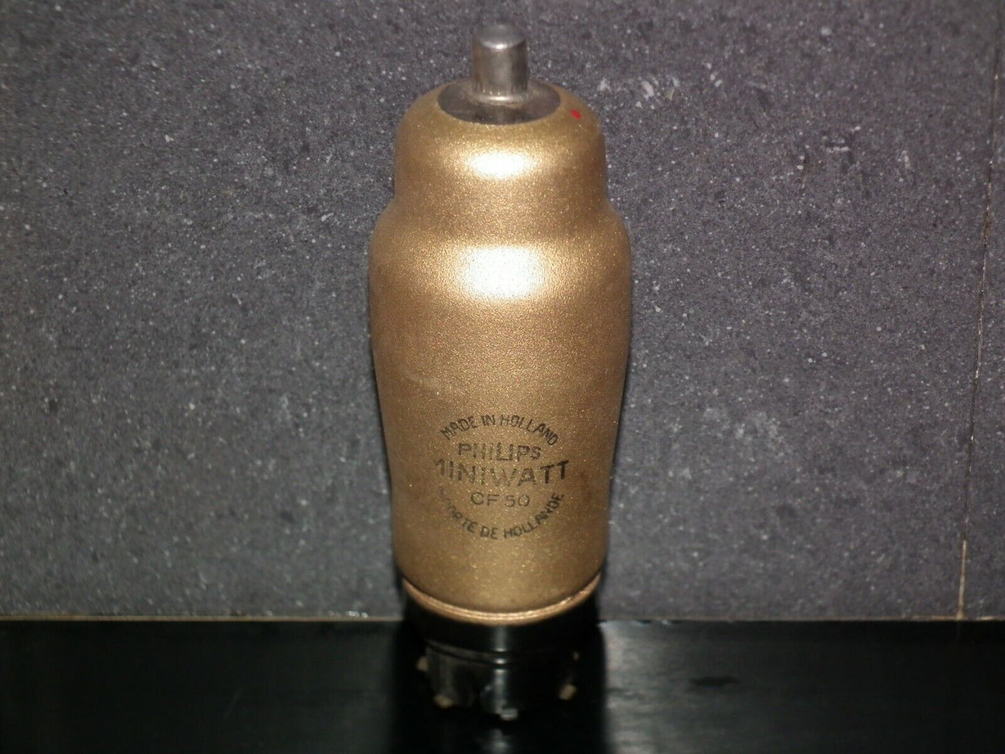 CF50 Philips NOS low noise gold coated microphone pre amplifier pentode, tested