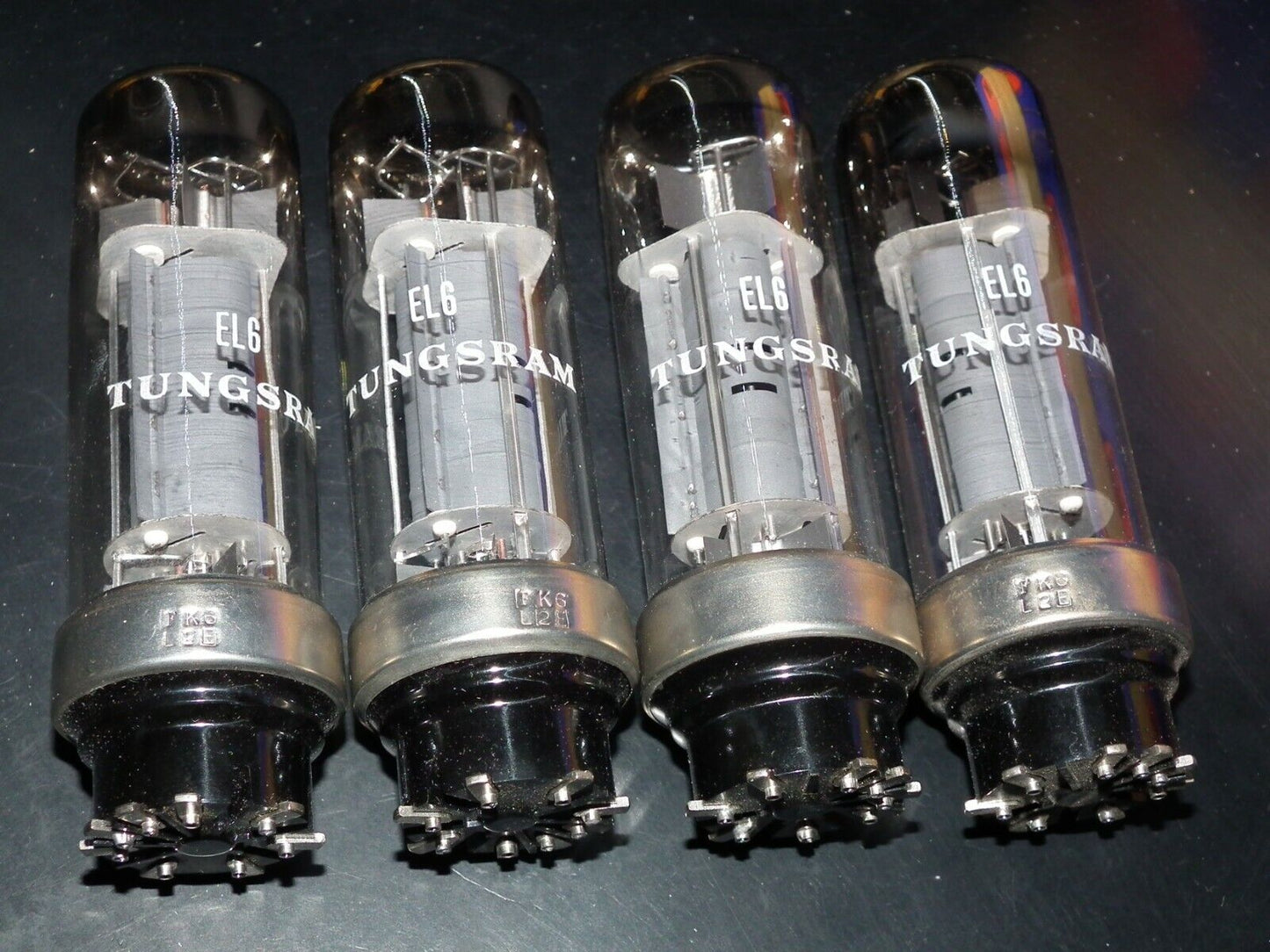 Platinum matched quad EL6 4699 Mazda Philips rebranded Tungsram, METAL BASE DD