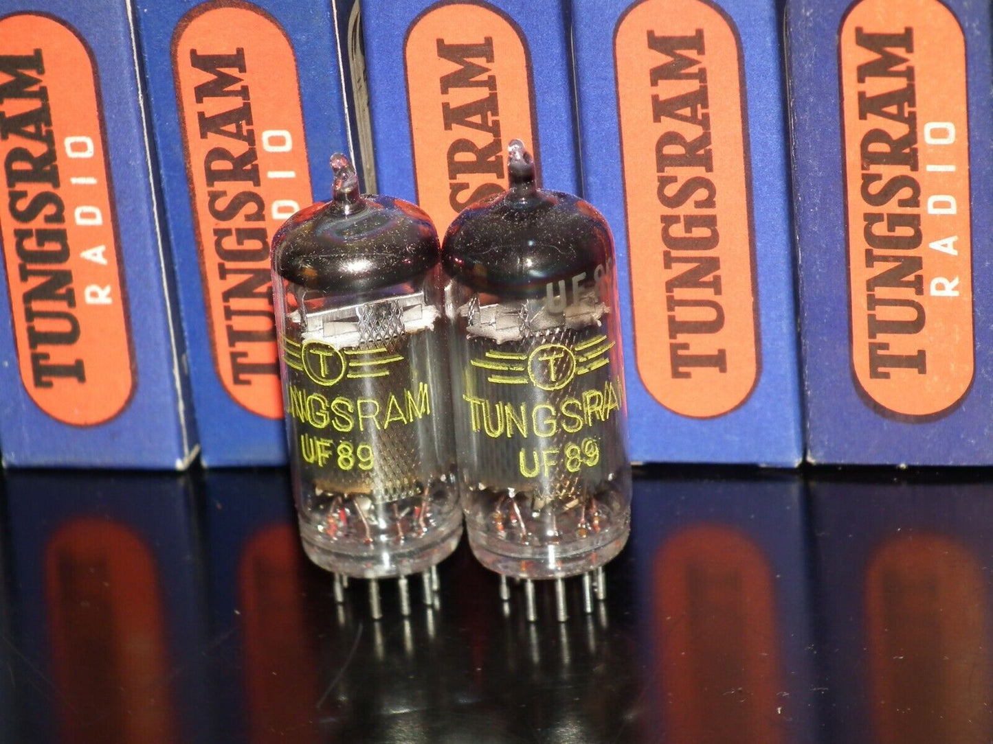 UF89 Tungsram Radio Receiver Tube NOS NIB Old Europe tube radio from 60s