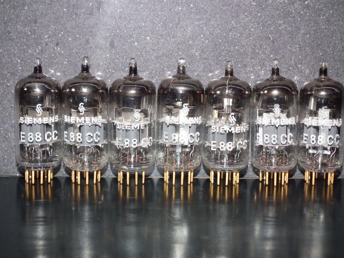 Platinum Matched Pair Siemens E88CC Used Tested NOS Dual Stage Getter A27H Code