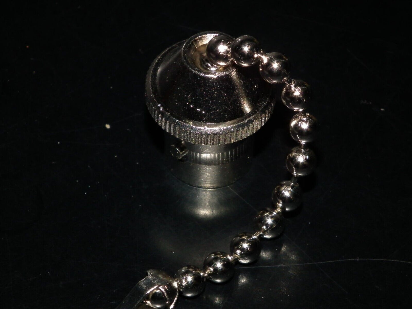Amphenol MX-1143/U vintage N End Male Dust Cap + Chain NOS New Old Stock