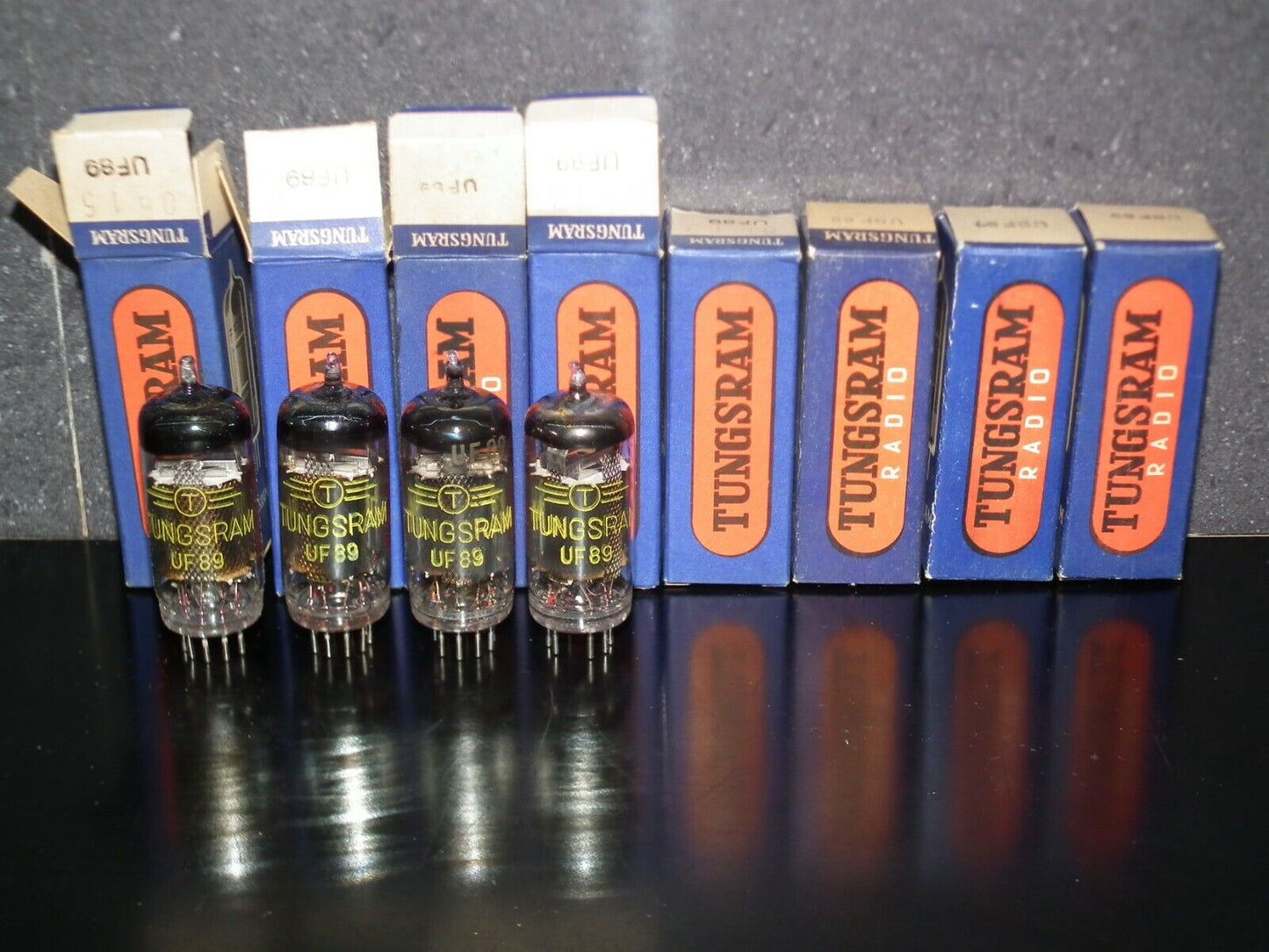 UF89 Tungsram Radio Receiver Tube NOS NIB Old Europe tube radio from 60s