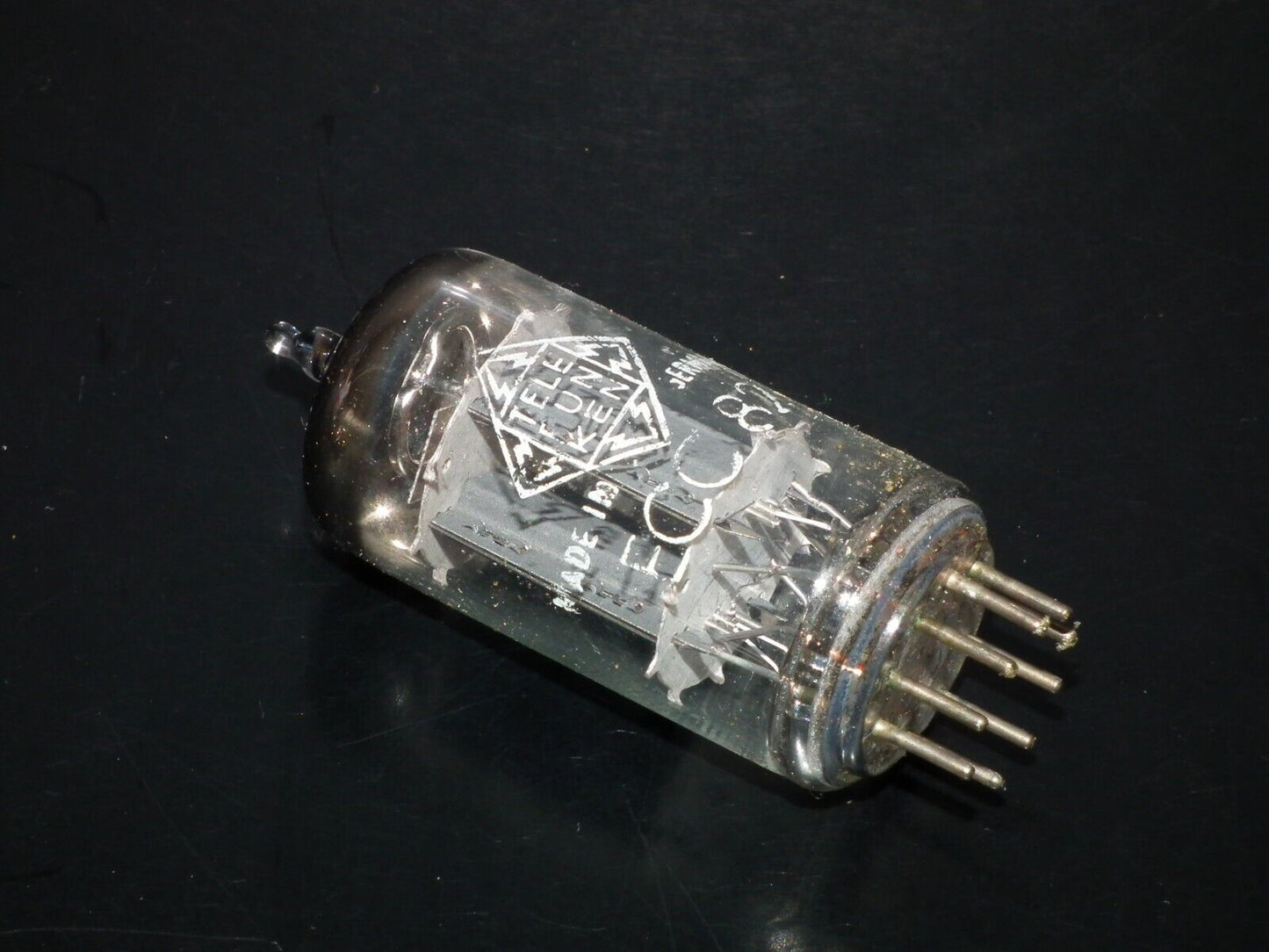 NOS ECC82 Telefunken 12AU7 Diamond Bottom Same Codes West Germany