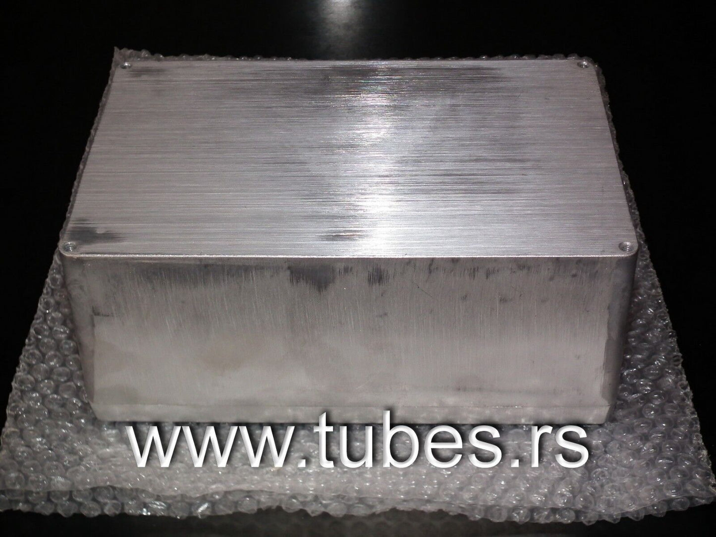 Enclosure Case Aluminum Box Raw Finish DIY Audio 188 x 120 x 78.5 mm