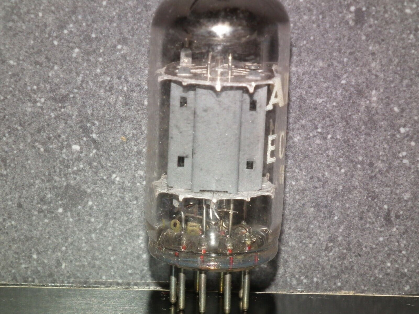 ECC81 12AT7 AEG Germany NOS NIB Telefunken smooth plates 17mm made by EI