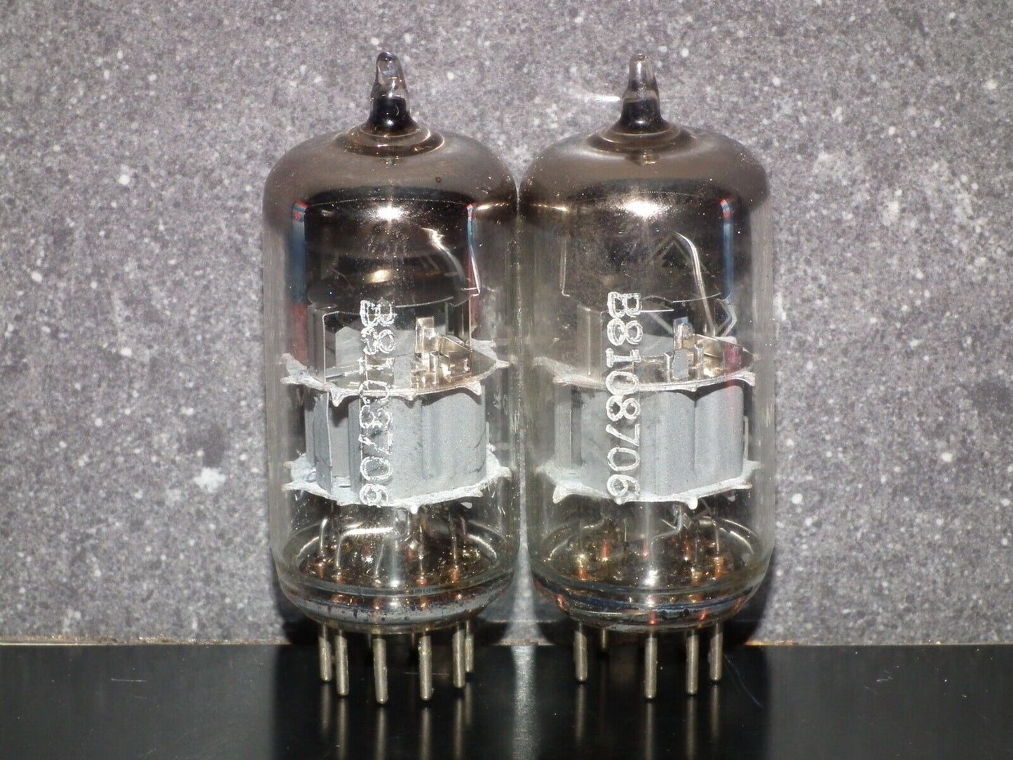 ECC88 Telefunken 6DJ8 Matched Pair Used Tested 90%, Diamond bottoms Berlin codes