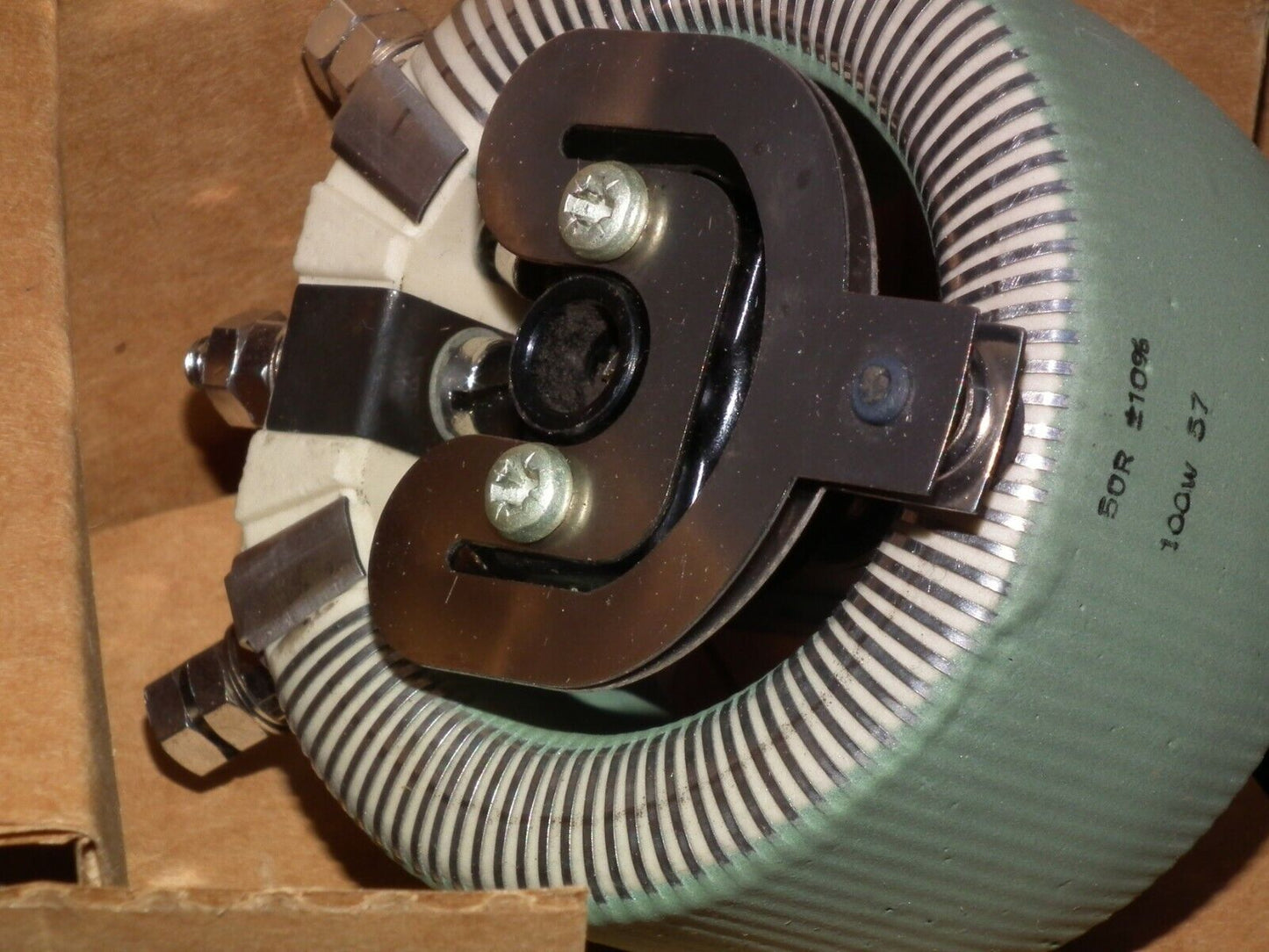 Vintage 100W 50 OHM Rheostat Potentiometer Made in West Germany in 70s NOS