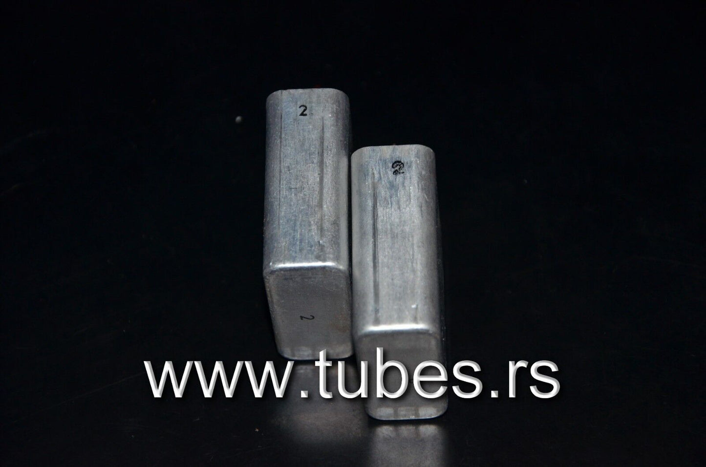 Two vintage Siemens PIO capacitors 2 uF 160V Klangfilm Made in Germany 2mfd 160V