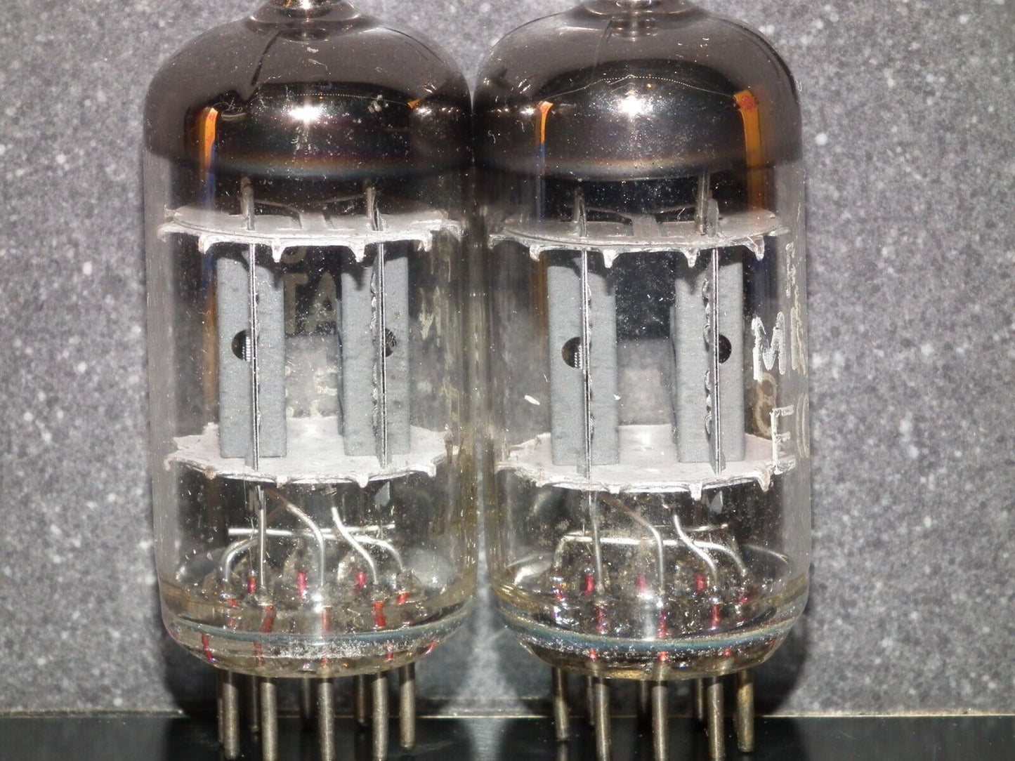 ECC83 Philips Miniwatt 12AX7 Matched Pair USED tested Stronger than NOS 125%