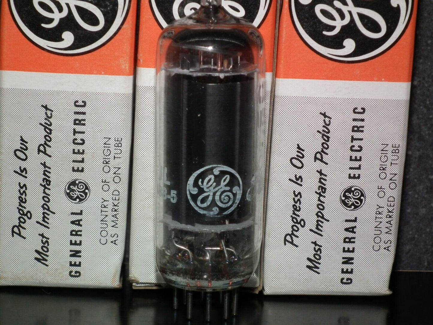 6CL6 GE NOS NIB vacuum tube AF pentode