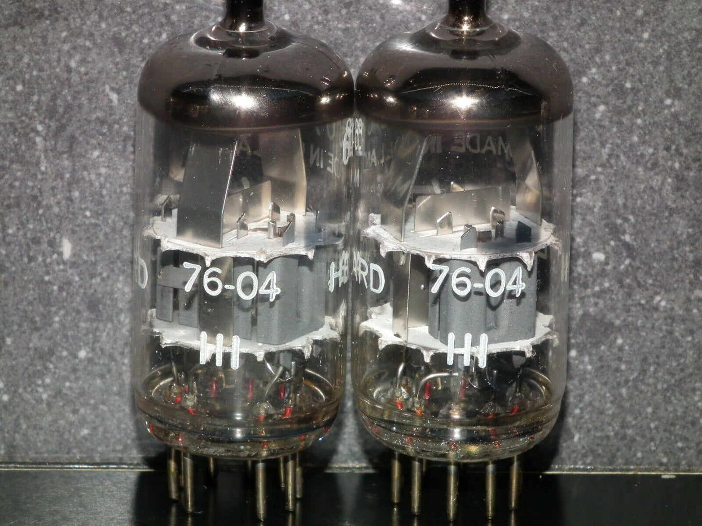 Platinum matched pair 6DJ8 HP Philips ECC88 Balanced sections, low noise