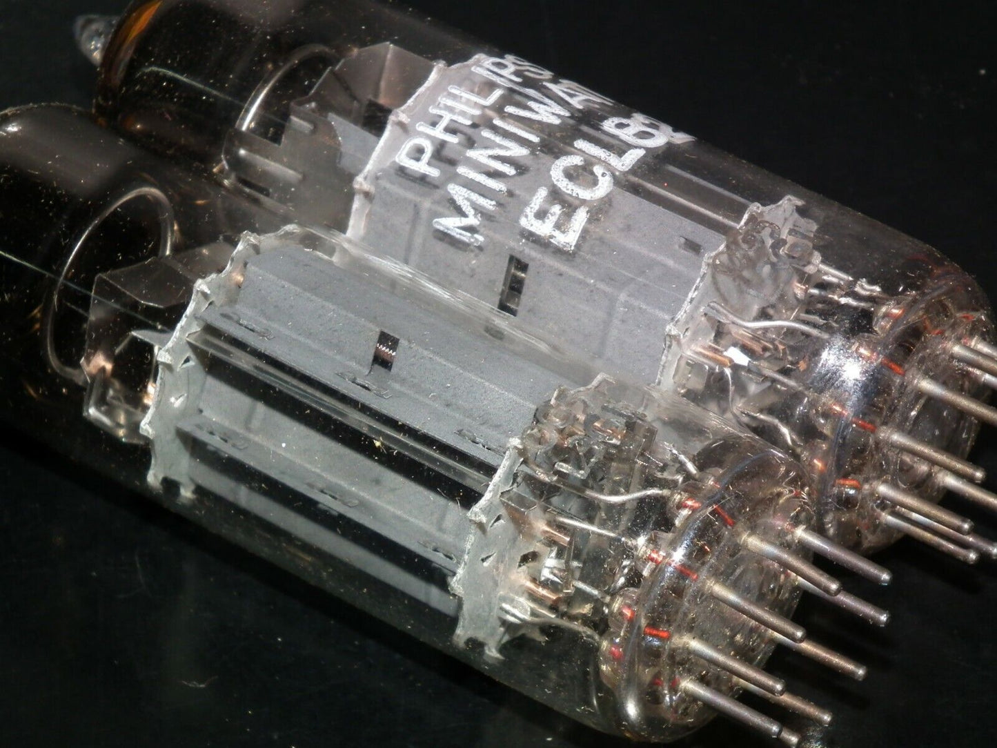 ECL82 Philips Matched Pair NOS NIB Dual Stage Getter Made in Mazda Brussels 60s