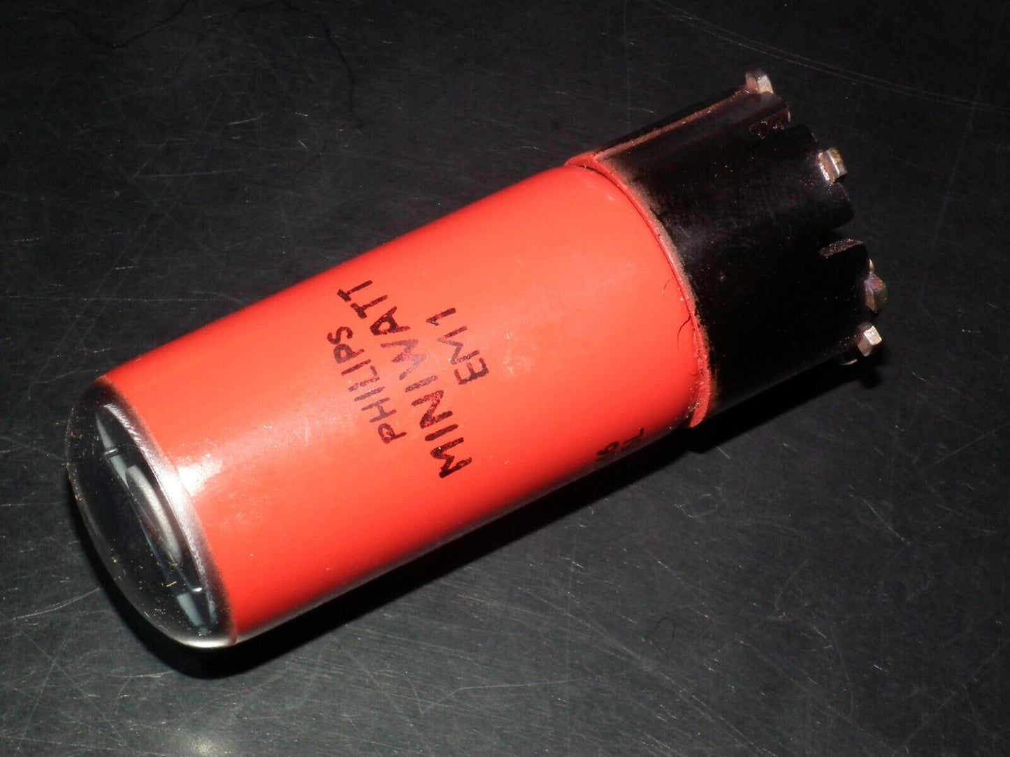 EM1 Philips Miniwatt Magic Eye Tuning Eye for Old European Tube Radio Receivers