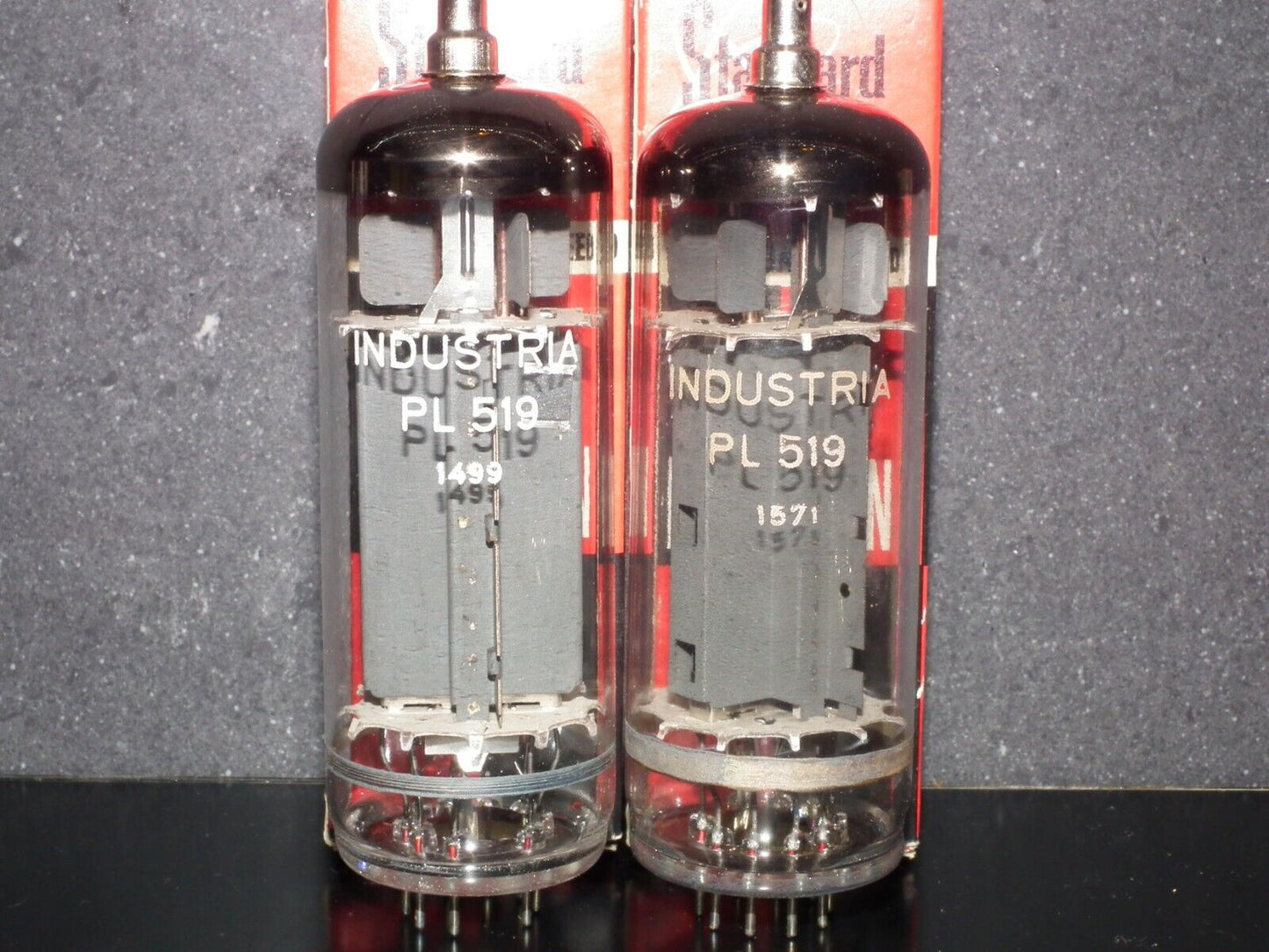 PL519 Standard Germany Brand 40KG6 NOS NIB Platinum Matched Pair EAR859 EAR861