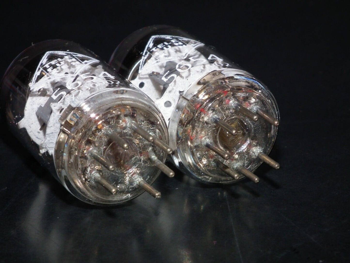 Platinum Matched Quad Telefunken 5654 6AK5 EF95 NOS NIB Ulm Diamond Bottom DB