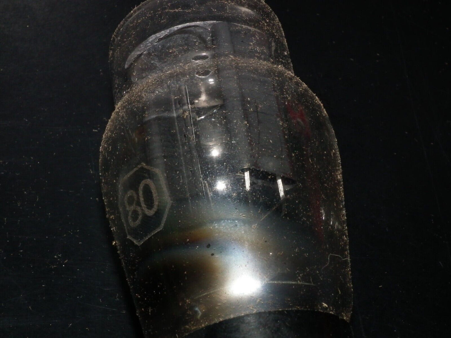 80 Sylvania Rectifier Black Anodes (Carbonized Nickel) NOS NIB