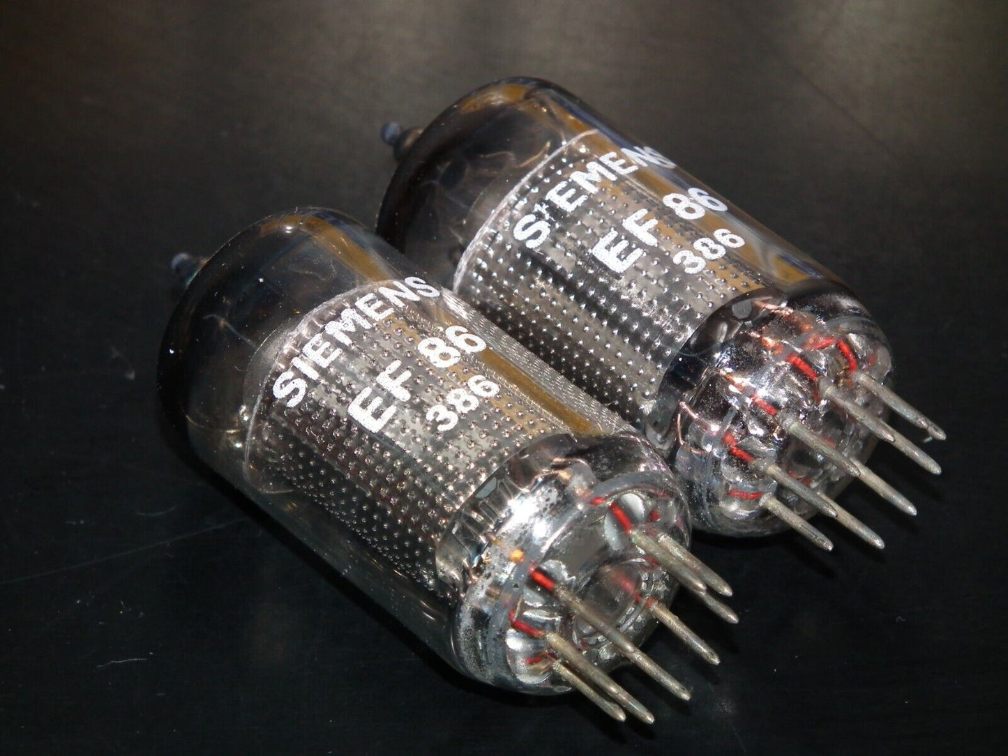 Platinum Matched Pair (2 pcs) EF86 Siemens NOS NIB 6267 Audio Pentodes Low Noise